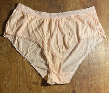 Vintage Myonne Panties Size 7 Coral NWOT