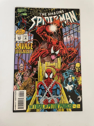 The Amazing Spider-Man # 403 NM 1st Print Marvel Comic Book Scarlet 12 RC48