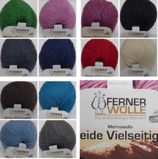 Ferner Wolle Vielseitige mit Seide Merinowolle  50g 210m Strickgarn Sockenwolle