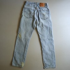 Vtg Levis 505 Jeans Red Tab 32x32 Measure 29 x 31.5 USA Blue Fade 90s Mens