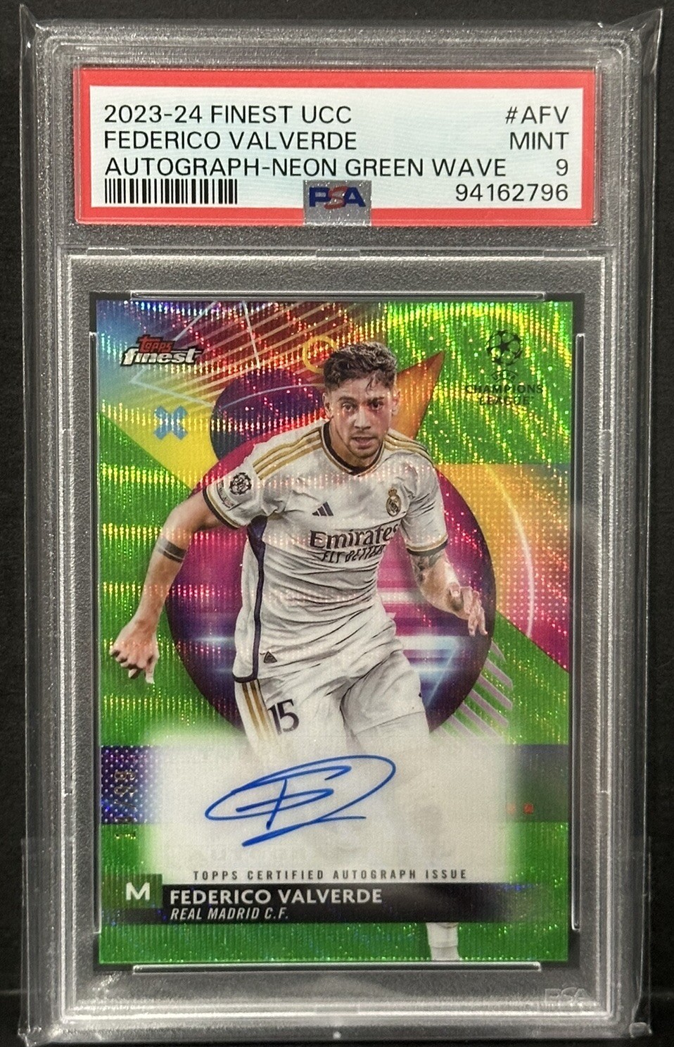 2023-24 Topps Finest UEFA Club Competitions - Autographs Neon 