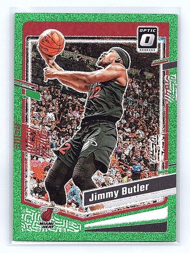 2023-24 Donruss Optic Green Glitter /77 #154 Jimmy Butler - Miami Heat - Bild 1 von 2