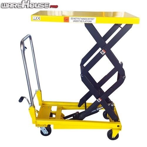 Scissor Lift Table Hydraulic Trolley-150kg, 200kg, 300kg, 350kg, 500kg or 1000kg - Picture 1 of 41