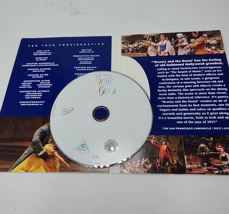 Beauty And The Beast DVD Academy Awards Screener FYC 2017 Full Movie - Image 3 of 3