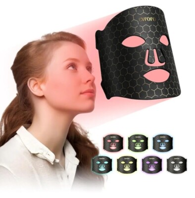 Red Light Therapy Mask for Face, Blue Red Light Therapy Mask for Face7 Colors