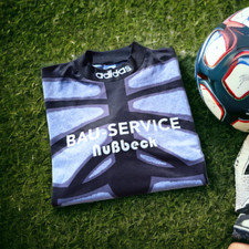 Adidas Maglia calcio portiere vintage 90S SSV Grun Weiss Plessa Germania Tg. S