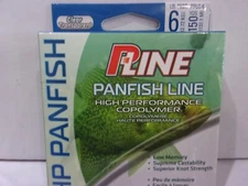 P LINE PANFISH LINE 150 yard spools Clear color Choose your weight! NIP
