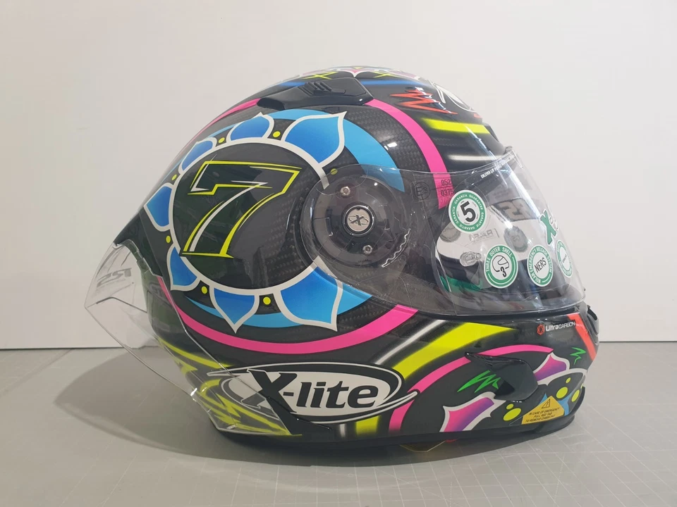 X-LITE Helme X-803 RS Ultra Carbon Replica Chaz Davies Carbon L - Bild 3 von 4