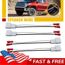 4pcs 72 8104 Speaker Adapter Wire Harness Car Front and Rear Door Speaker Wire