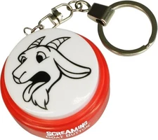 Screaming Goat Keychain Button | Gag Gifts for Men and Women | Screaming Goat De