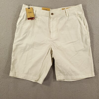 Tre Vero Shorts Mens 38 Off White Lightweight Chino Summer Shorts 38x9