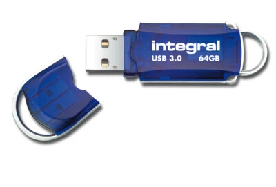 Integral 64GB USB 3.0 Flash Drive Superspeed USB Pen Drive Courier Memory Stick
