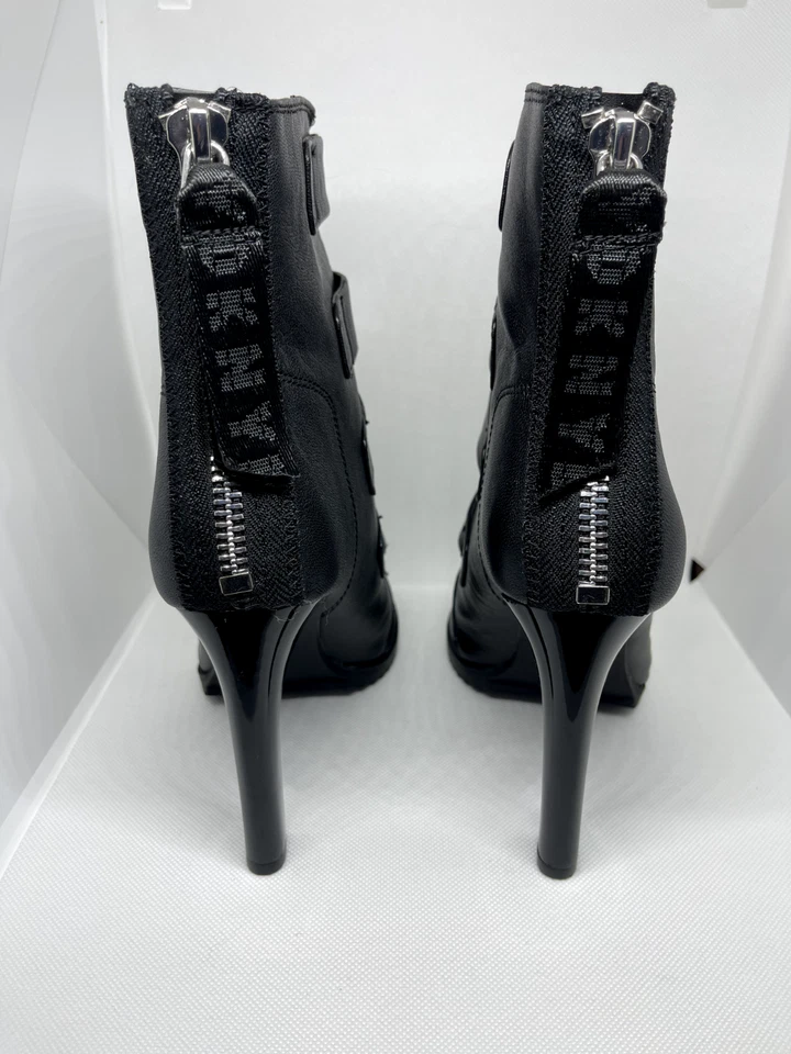 DKNY STRAPPY OPEN TOE BOOTS - Image 3 of 4