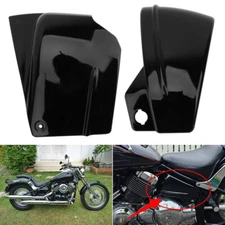 Battery Side Covers For Yamaha V-Star DragStar 650 XVS650 Custom Classic Black