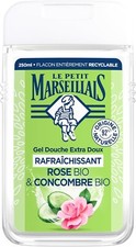 Le Petit Marseillais Lot 2pcs Gel douche Rose & Concombre bio Ph neutre 250ml
