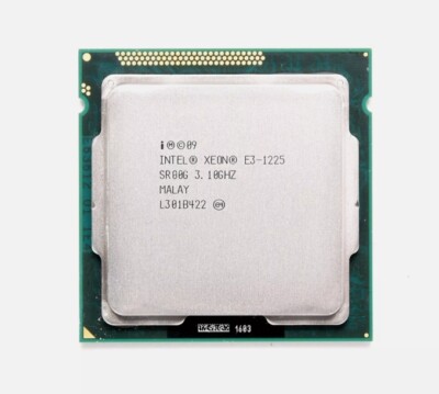 Intel Xeon E3-1225 3.1GHz (3.4GHz) 6MB 5.0GT/s SR00G LGA1155 CPU Processor