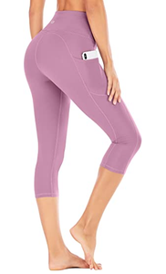 Iuga High Waist Yoga Pants With Pockets Tummy Control Yoga Capris For Women Ebay
