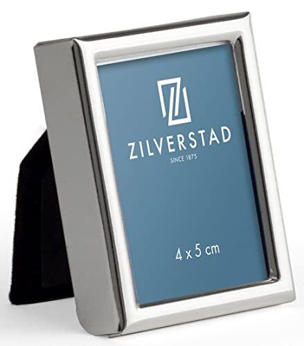Zilverstad 8023231 Fotorahmen Passbild Mini 4x5cm, Eisen, Silber - Picture 1 of 3