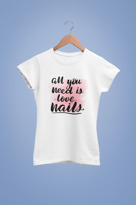 Nagelstudio Beauty T-Shirt Nails Artist Beliebt Beste Qualität Top Trend Bio 