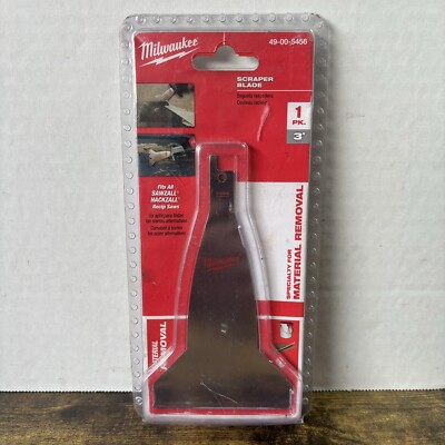 Milwaukee 49-00-5456 3'' Scraper Blade Reciprocating Saw Blade