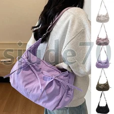 Women's Nylon Crossbody Bag Shoulder Handbags Travel Messenger Lightweight Hobo