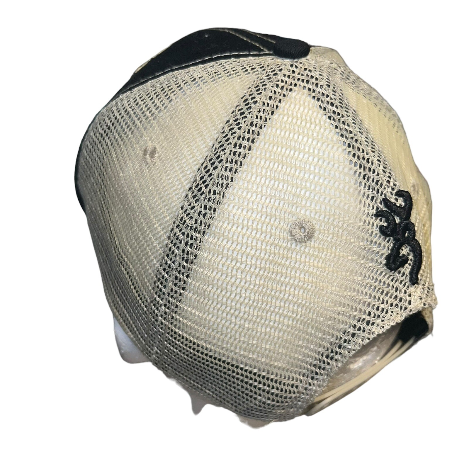 Browning Hat Snapback Trucker Adjustable Gray/Bla… - image 3