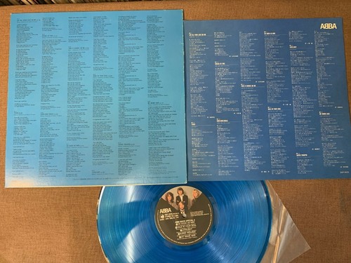 ABBA Disco Special -2 JAPAN-ONLY BLUE COLOR LP DSP-3025 w/ PROMO STICKER +INSERT - Picture 2 of 9
