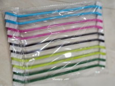 Double Headed Pet Dog Toothbrush for Small Dogs/Soft Bristle 1 packs 10 pieces 