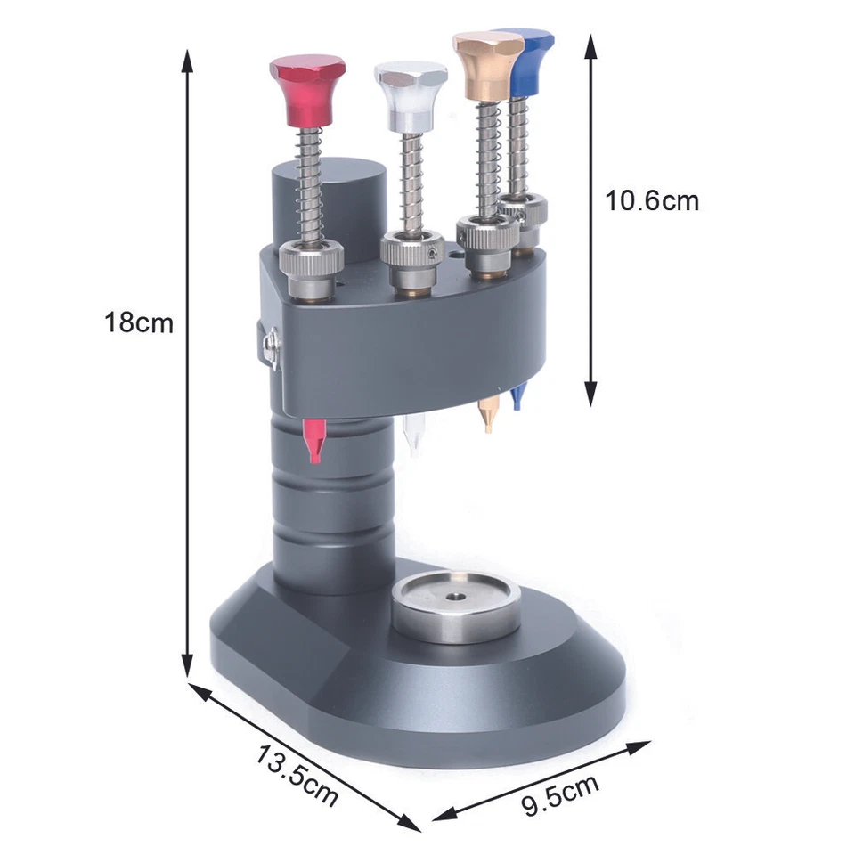 4 Pin Watch Hand Presser High-Precision Watchmakers Setting Fitting Repair Tool - Image 2 of 4