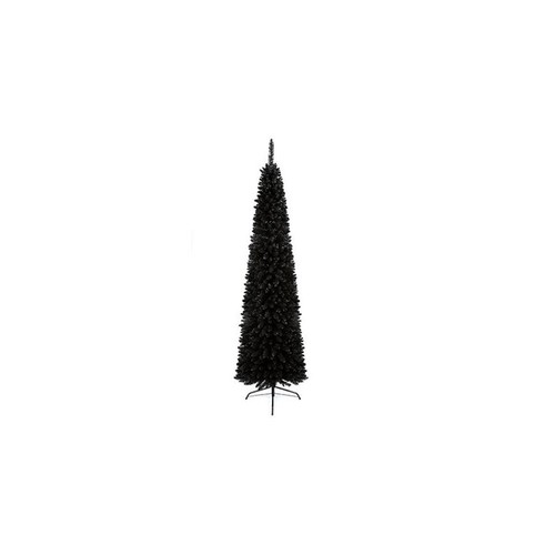 New 2m Slim Black Pencil Pine Artificial Christmas Tree Premier Brand - Picture 2 of 3
