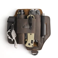 Edc Multitool Sheath for Belt,leather Belt Pouch for Work and Daily Use,gifts fo