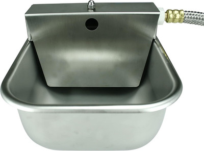 Rust Proof Stainless Steel Automatic Dog Waterer - Easy Clean & Quick Setup