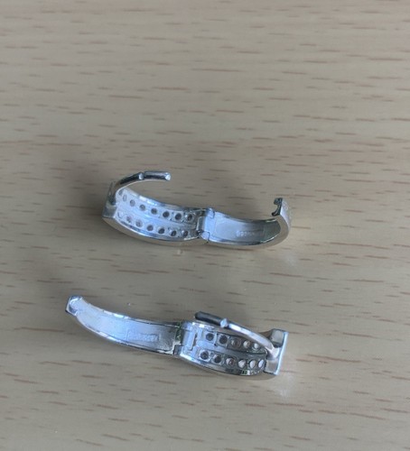 925 Silver / DQCZ Hoop / Huggie/ Earrings - Picture 4 of 5