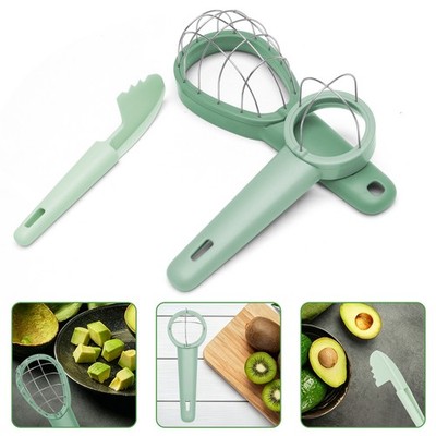 Avocado & Kiwi Fruit Cutter 3-in-1 - Slicer Corer Peeler for Avocado Kiwi Mango