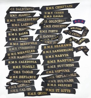 Genuine Cap Tallies Shoulder Titles Job Lot