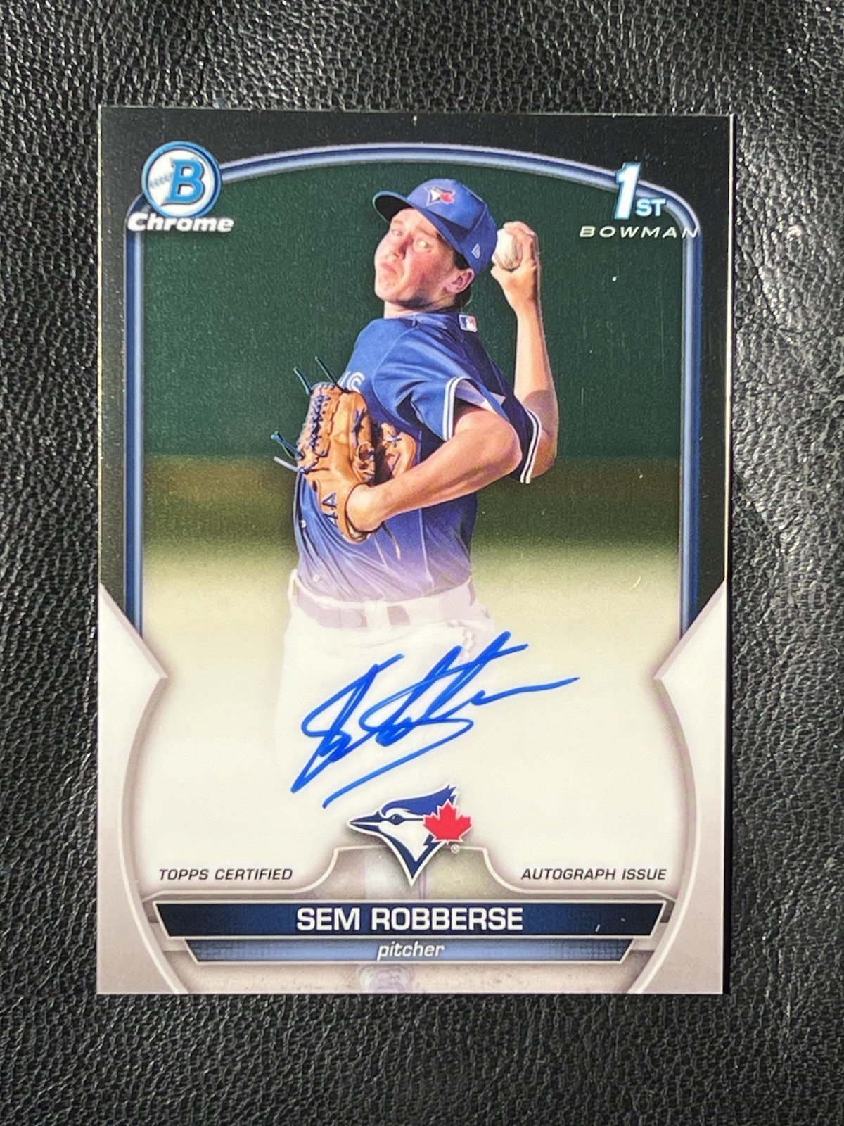 SEM ROBBERSE 2023 Bowman Chrome Auto 1st