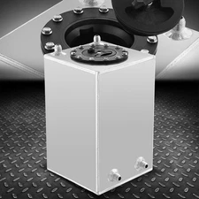 2.5 Gallon 9.5L Lightweight Aluminum Bottom-Feed Fuel Cell Gas Tank with Cap