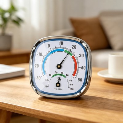 2 in 1 Wandthermometer und Hygrometer für präzise Klimaüberwachung