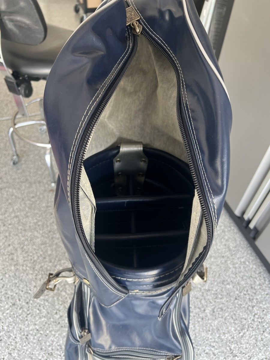 Coors Light The Silver Bullet Vintage Staff Golf Bag Navy Blue 4