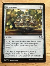 Brainstone [Duskmourn: House of Horror Commander] Magic MTG