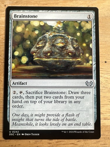 Brainstone [Duskmourn: House of Horror Commander] Magic MTG - Picture 1 of 2