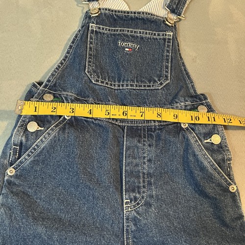 Vintage Y2K 2001 Tommy Hilfiger Denim Kids Shortalls Size 6 - Picture 6 of 6