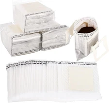 Frcctre 200 Pcs Coffee Filter Paper Bag, Portable Disposable Hanging Ear... 