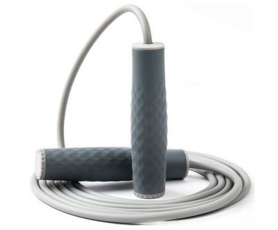 Cuerda saltar con peso 0.45kg ajustable, agarre cómodo, cardio boxeo fitness
