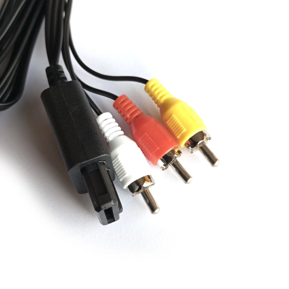 AV RCA TV Cable for Nintendo N64 SNES GameCube 6ft/1.8m Audio Video Cord - Image 4 of 4