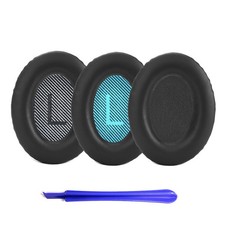 Replacement Ear Pads Cushion Cover for Bose QC25 QC15 AE2 QC2 Headphones Black