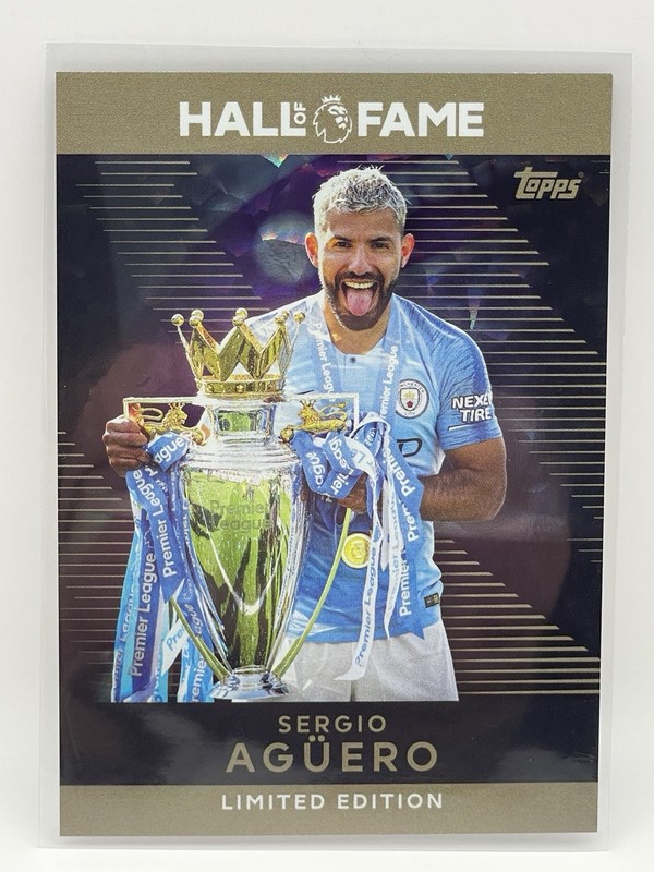2025-26 Topps Premier League Hall of Fame - Sergio Aguero #HOF5 Man City (LE)