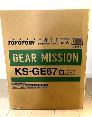 Toyotomi Oil stove Oil heater GEAR MISSION KS-GE67(G) Olive Toyotomi Oil stove Oil heater GEAR MISSION KS-GE67(G) Olive