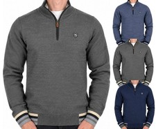 Suéter Top Para Hombre 1/4 Cuarto Cremallera Jersey Talla Grande Cuello Simulado 3XL-5XL