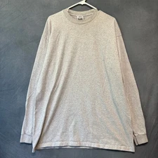 Pro Club Heavyweight Long Sleeve Shirt 2XL Tee Grey Made in USA Skater Grunge